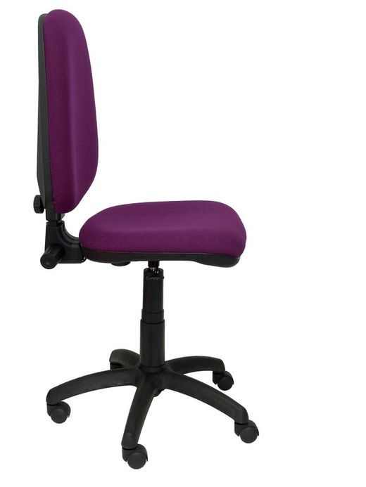 Modelo Ayna - Silla de oficina ergonómica con mecanismo de contacto permanente y regulable en altura - Asiento y respaldo tapizados en tejido BALI color morado