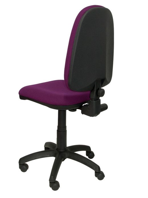 Modelo Ayna - Silla de oficina ergonómica con mecanismo de contacto permanente y regulable en altura - Asiento y respaldo tapizados en tejido BALI color morado