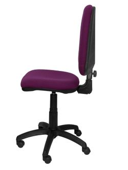 Modelo Ayna - Silla de oficina ergonómica con mecanismo de contacto permanente y regulable en altura - Asiento y respaldo tapizados en tejido BALI color morado