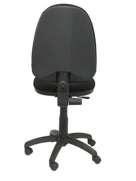 Modelo Ayna - Silla de oficina ergonómica con mecanismo de contacto permanente y regulable en altura - Asiento y respaldo tapizados en tejido BALI color negro