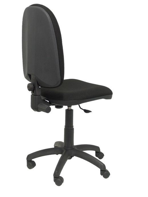 Modelo Ayna - Silla de oficina ergonómica con mecanismo de contacto permanente y regulable en altura - Asiento y respaldo tapizados en tejido BALI color negro