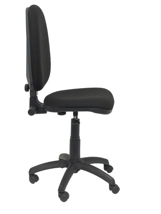 Modelo Ayna - Silla de oficina ergonómica con mecanismo de contacto permanente y regulable en altura - Asiento y respaldo tapizados en tejido BALI color negro