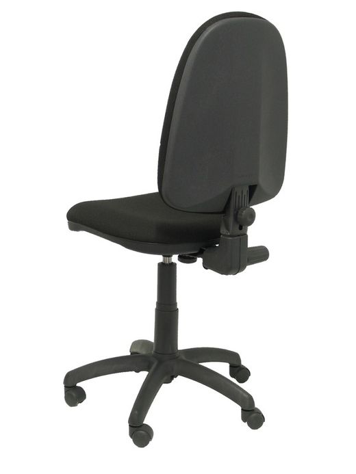 Modelo Ayna - Silla de oficina ergonómica con mecanismo de contacto permanente y regulable en altura - Asiento y respaldo tapizados en tejido BALI color negro