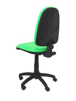 Modelo Ayna - Silla de oficina ergonómica con mecanismo de contacto permanente y regulable en altura - Asiento y respaldo tapizados en tejido BALI color pistacho