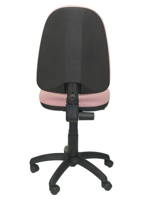 Modelo Ayna - Silla de oficina ergonómica con mecanismo de contacto permanente y regulable en altura - Asiento y respaldo tapizados en tejido BALI color rosa claro