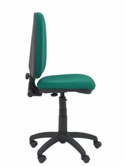 Modelo Ayna - Silla de oficina ergonómica con mecanismo de contacto permanente y regulable en altura - Asiento y respaldo tapizados en tejido BALI color verde botella
