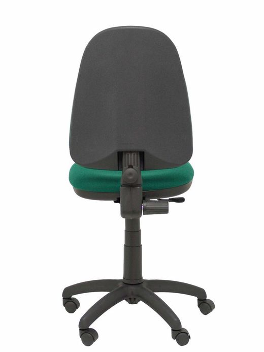Modelo Ayna - Silla de oficina ergonómica con mecanismo de contacto permanente y regulable en altura - Asiento y respaldo tapizados en tejido BALI color verde botella