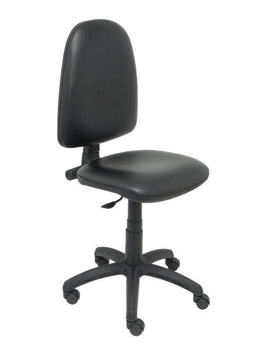 Modelo Ayna - Silla de oficina ergonómica con mecanismo de contacto permanente y regulable en altura - Asiento y respaldo tapizados en tejido similpiel color negro