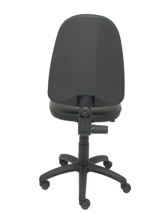 Modelo Ayna - Silla de oficina ergonómica con mecanismo de contacto permanente y regulable en altura - Asiento y respaldo tapizados en tejido similpiel color negro