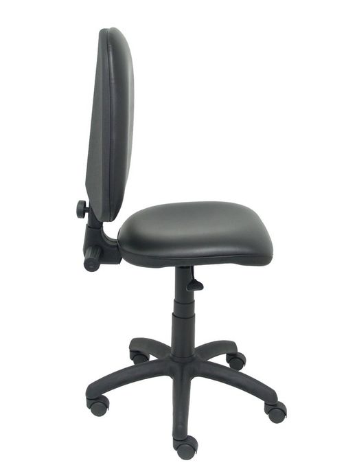 Modelo Ayna - Silla de oficina ergonómica con mecanismo de contacto permanente y regulable en altura - Asiento y respaldo tapizados en tejido similpiel color negro