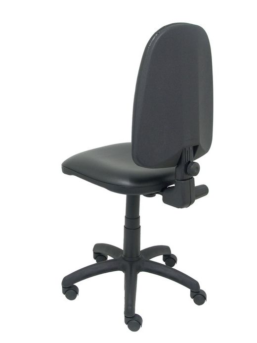 Modelo Ayna - Silla de oficina ergonómica con mecanismo de contacto permanente y regulable en altura - Asiento y respaldo tapizados en tejido similpiel color negro