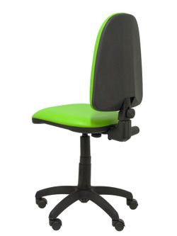 Modelo Ayna - Silla de oficina ergonómica con mecanismo de contacto permanente y regulable en altura - Asiento y respaldo tapizados en tejido similpiel color pistacho