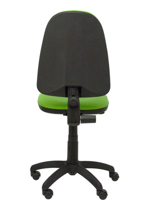 Modelo Ayna - Silla de oficina ergonómica con mecanismo de contacto permanente y regulable en altura - Asiento y respaldo tapizados en tejido similpiel color pistacho