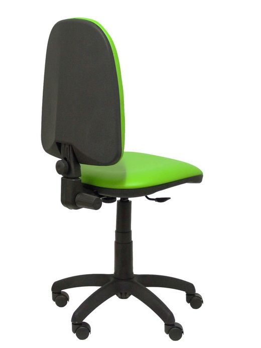 Modelo Ayna - Silla de oficina ergonómica con mecanismo de contacto permanente y regulable en altura - Asiento y respaldo tapizados en tejido similpiel color pistacho