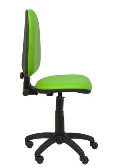 Modelo Ayna - Silla de oficina ergonómica con mecanismo de contacto permanente y regulable en altura - Asiento y respaldo tapizados en tejido similpiel color pistacho