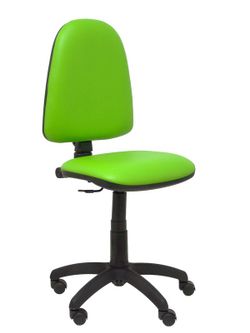 Modelo Ayna - Silla de oficina ergonómica con mecanismo de contacto permanente y regulable en altura - Asiento y respaldo tapizados en tejido similpiel color pistacho