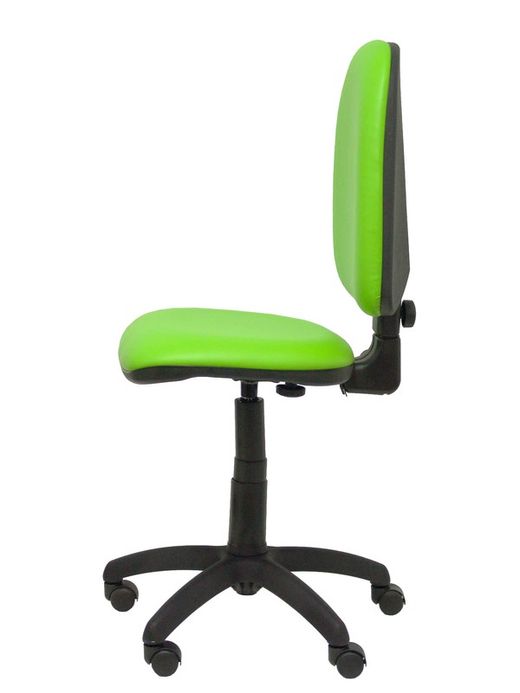 Modelo Ayna - Silla de oficina ergonómica con mecanismo de contacto permanente y regulable en altura - Asiento y respaldo tapizados en tejido similpiel color pistacho