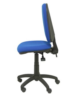 Modelo Ayna - Silla de oficina ergonómica con mecanismo sincro y regulable en altura - Asiento y respaldo tapizados en tejido BALI color azul