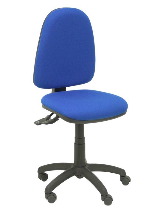Modelo Ayna - Silla de oficina ergonómica con mecanismo sincro y regulable en altura - Asiento y respaldo tapizados en tejido BALI color azul