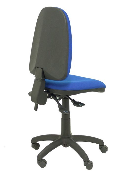 Modelo Ayna - Silla de oficina ergonómica con mecanismo sincro y regulable en altura - Asiento y respaldo tapizados en tejido BALI color azul