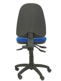 Modelo Ayna - Silla de oficina ergonómica con mecanismo sincro y regulable en altura - Asiento y respaldo tapizados en tejido BALI color azul