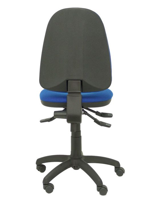 Modelo Ayna - Silla de oficina ergonómica con mecanismo sincro y regulable en altura - Asiento y respaldo tapizados en tejido BALI color azul