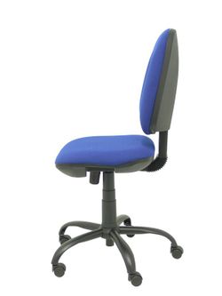 Modelo Castillo - Silla de oficina ergonómica con mecanismo sincro, regulable en altura y respaldo con forma anatómica - Asiento y respaldo tapizados en tejido ARAN color azul.