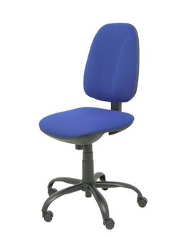 Modelo Castillo - Silla de oficina ergonómica con mecanismo sincro, regulable en altura y respaldo con forma anatómica - Asiento y respaldo tapizados en tejido ARAN color azul.