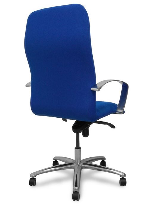 Modelo Caudete - Sillón de dirección ergonómico con mecanismo basculante y regulable en altura - Asiento y respaldo tapizados en tejido BALI color azul
