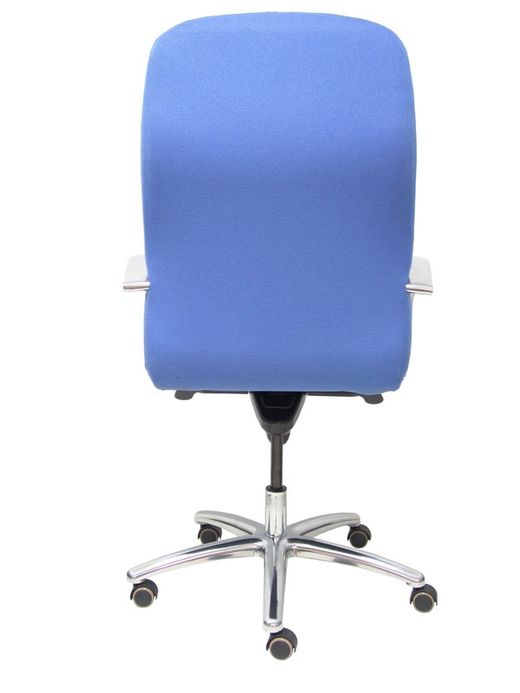 Modelo Caudete - Sillón de dirección ergonómico con mecanismo basculante y regulable en altura - Asiento y respaldo tapizados en tejido BALI color azul claro