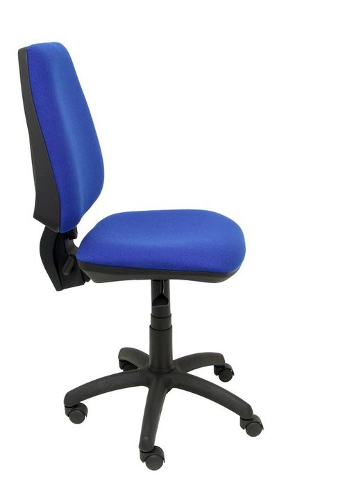 Modelo Elche CP - Silla de oficina ergonómica con mecanismo permanente y regulable en altura - Asiento y respaldo tapizados en tejido BALI color azul