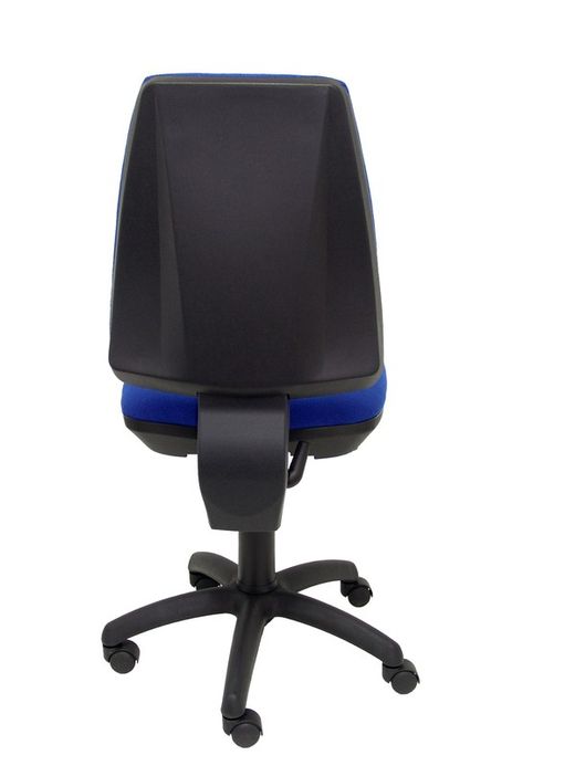 Modelo Elche CP - Silla de oficina ergonómica con mecanismo permanente y regulable en altura - Asiento y respaldo tapizados en tejido BALI color azul
