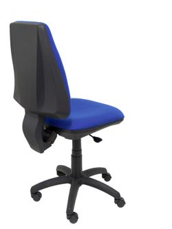 Modelo Elche CP - Silla de oficina ergonómica con mecanismo permanente y regulable en altura - Asiento y respaldo tapizados en tejido BALI color azul