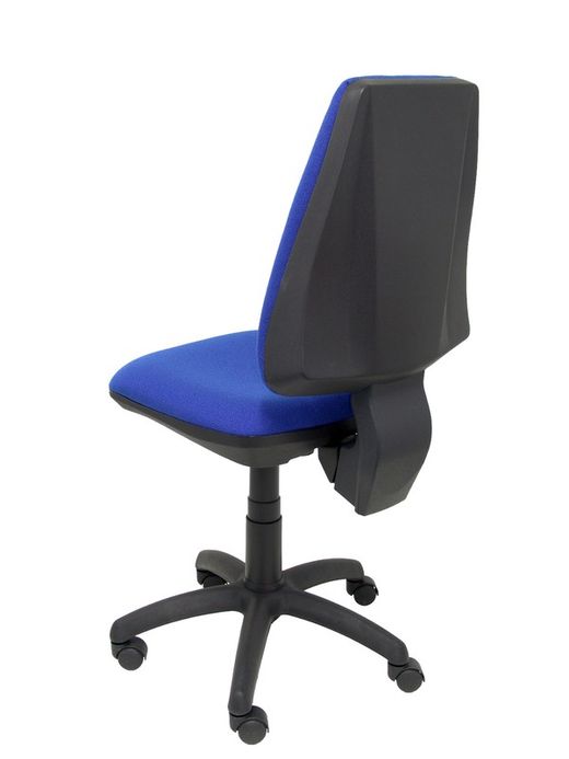 Modelo Elche CP - Silla de oficina ergonómica con mecanismo permanente y regulable en altura - Asiento y respaldo tapizados en tejido BALI color azul