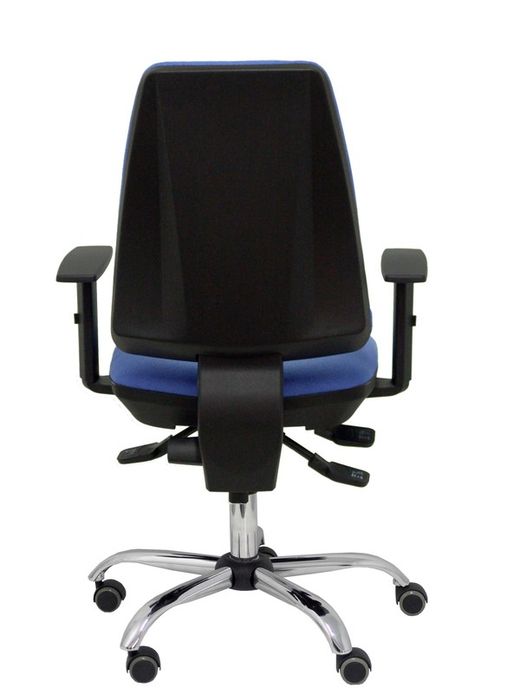 Modelo Elche S 24 horas - Silla de oficina ergonómica con mecanismo asincro y regulable en altura - Asiento y respaldo tapizados en tejido BALI color azul claro - Brazos regulables - Espuma viscoelástica (USO INTENSIVO 24 HORAS)
