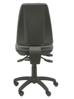 Modelo Elche S - Silla de oficina ergonómica con mecanismo asincro, regulable en altura. Asiento y respaldo tapizados en tejido BALI color gris oscuro.