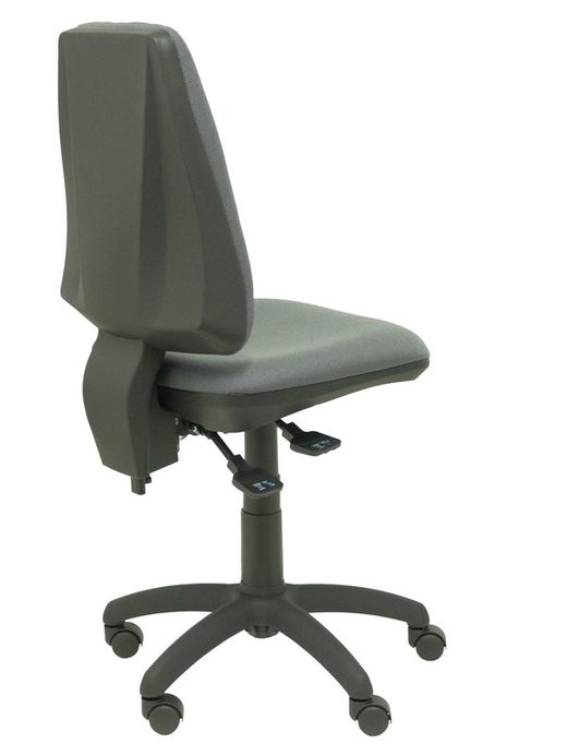 Modelo Elche S - Silla de oficina ergonómica con mecanismo asincro, regulable en altura. Asiento y respaldo tapizados en tejido BALI color gris oscuro.