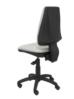 Modelo Elche S - Silla de oficina ergonómica con mecanismo sincro, regulable en altura y ruedas de nailon - Asiento y respaldo tapizados en tejido BALI color gris