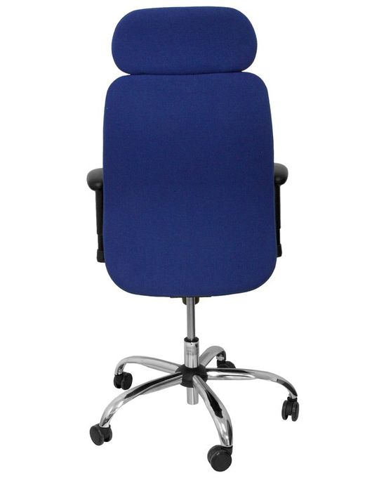 Modelo Fuente - Sillón de dirección con mecanismo sincro y brazos regulables - Asiento y respaldo tapizados en tejido BALI color azul