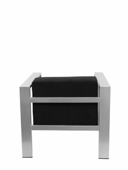 Modelo Lazaro - Sofa de Modulo/espera de una plaza - Tapizado en tejido BALI color negro <br><b>BAJO PEDIDO Consultar Stock</b></br> <br>