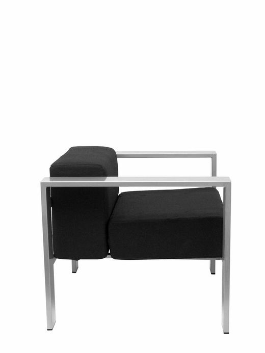 Modelo Lazaro - Sofa de Modulo/espera de una plaza - Tapizado en tejido BALI color negro <br><b>BAJO PEDIDO Consultar Stock</b></br> <br>