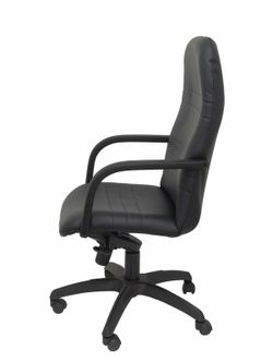 Modelo Letur - Sillón de dirección ergonómico con mecanismo basculante y regulable en altura - Asiento y respaldo tapizados en similpiel color negro.