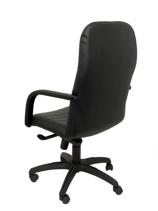 Modelo Letur - Sillón de dirección ergonómico con mecanismo basculante y regulable en altura - Asiento y respaldo tapizados en similpiel color negro.