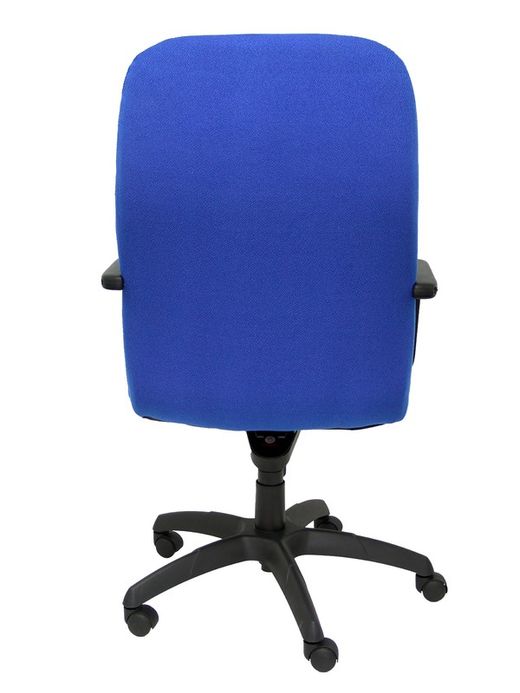 Modelo Letur - Sillón de dirección ergonómico con mecanismo basculante y regulable en altura - Asiento y respaldo tapizados en tejido BALI color azul