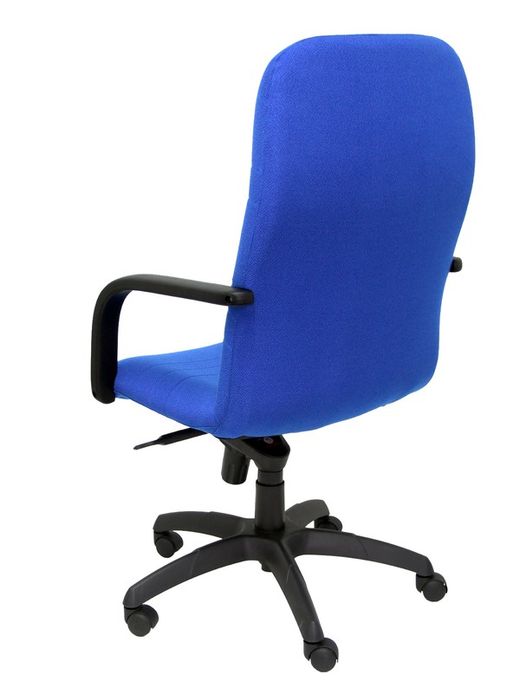 Modelo Letur - Sillón de dirección ergonómico con mecanismo basculante y regulable en altura - Asiento y respaldo tapizados en tejido BALI color azul