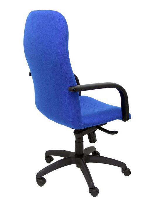 Modelo Letur - Sillón de dirección ergonómico con mecanismo basculante y regulable en altura - Asiento y respaldo tapizados en tejido BALI color azul