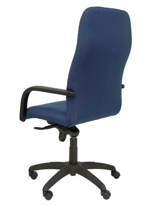 Modelo Letur - Sillón de dirección ergonómico con mecanismo basculante y regulable en altura - Asiento y respaldo tapizados en tejido BALI color azul marino