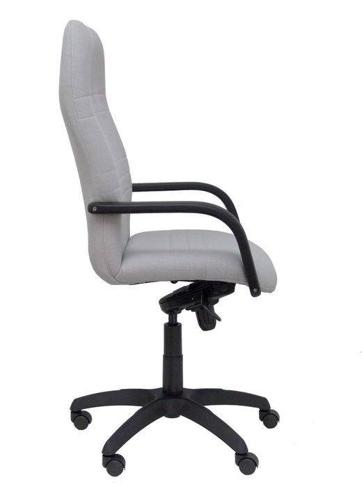 Modelo Letur - Sillón de dirección ergonómico con mecanismo basculante y regulable en altura - Asiento y respaldo tapizados en tejido BALI color gris