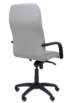 Modelo Letur - Sillón de dirección ergonómico con mecanismo basculante y regulable en altura - Asiento y respaldo tapizados en tejido BALI color gris