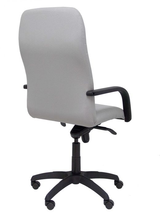 Modelo Letur - Sillón de dirección ergonómico con mecanismo basculante y regulable en altura - Asiento y respaldo tapizados en tejido BALI color gris